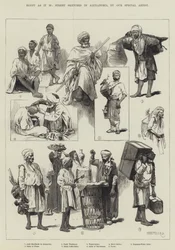 Egypte zoals het is, Straatschetsen in Alexandrië